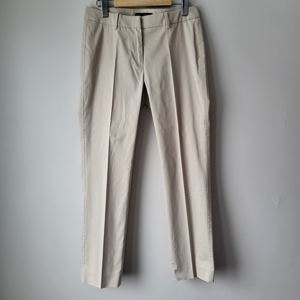 Max Mara Weekend Cigarette Tan Stretch Pants
